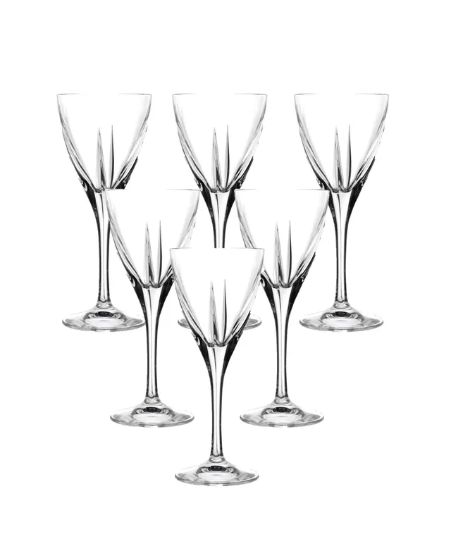 Lorren Home Trends RCR Fusion Crystal Wine Glass (Set of 6)