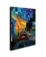 Vincent van Gogh 'Cafe Terrace' Canvas Art - 19" x 14"