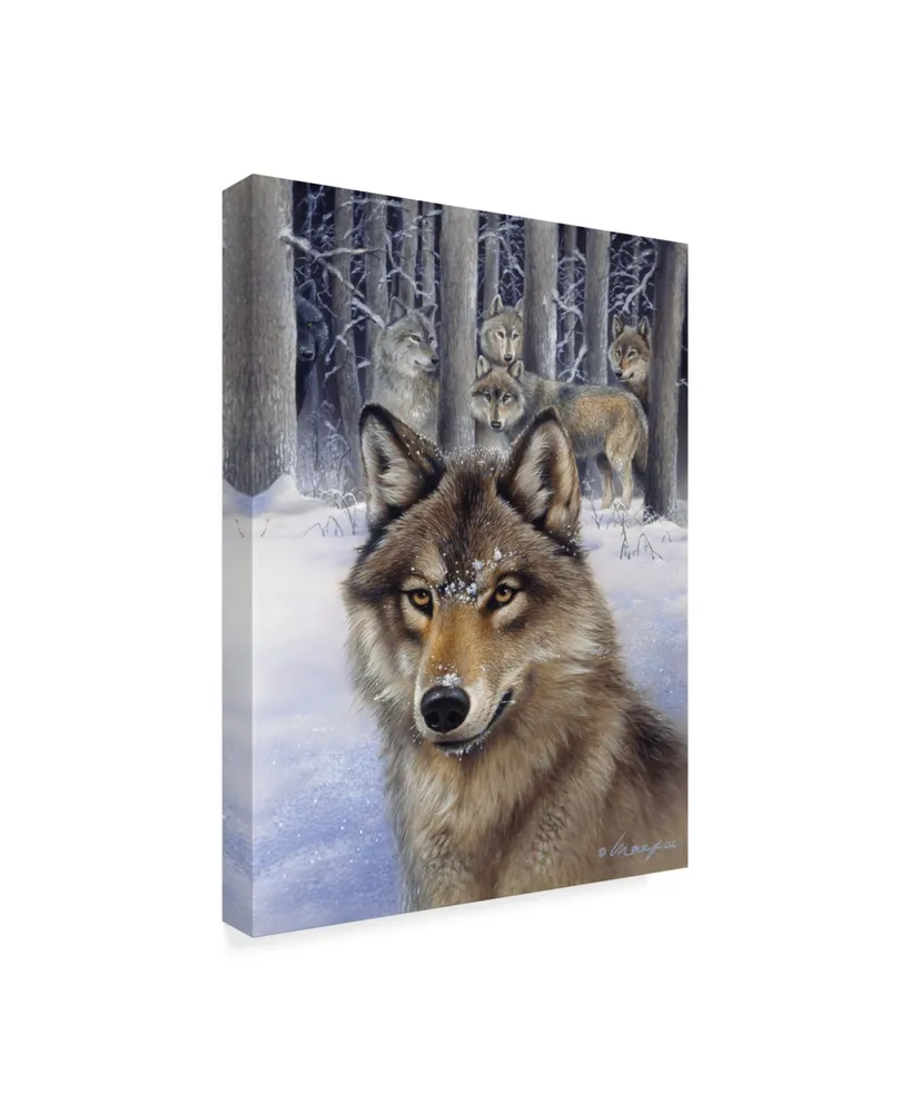 Harro Maass 'Wolfpack' Canvas Art - 24" x 32"