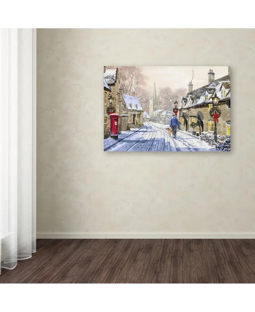 The Macneil Studio 'Christmas Village x2' Canvas Art - 16" x 24"