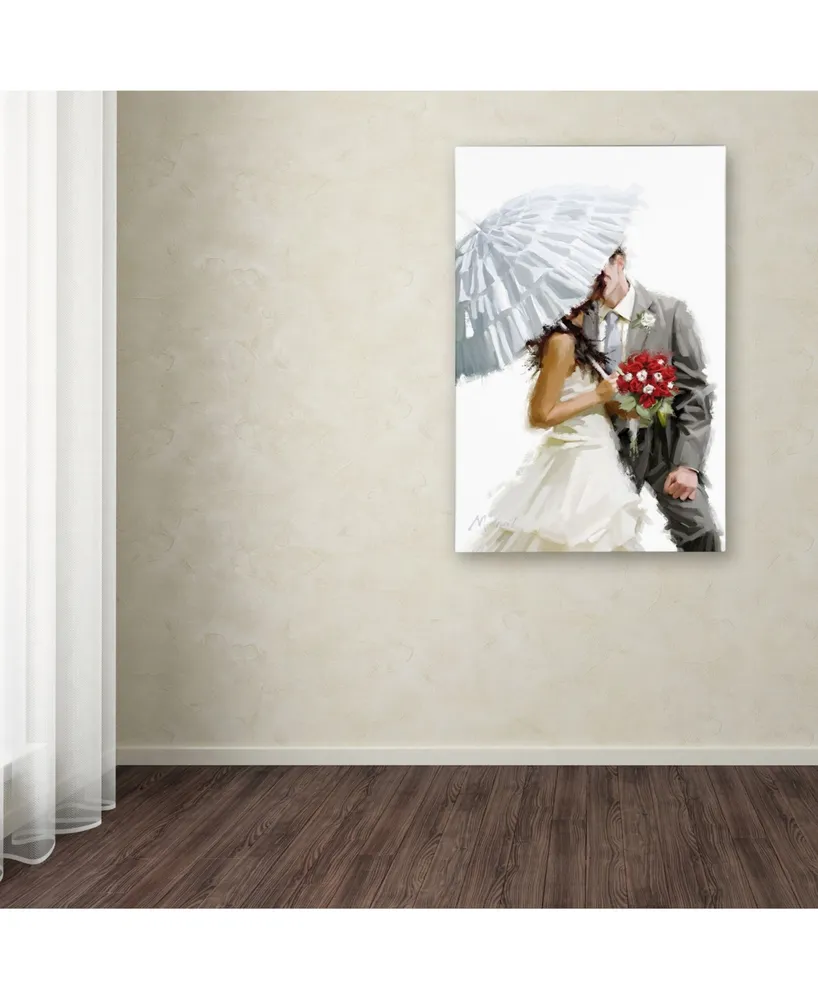 The Macneil Studio 'Wedding Parasol' Canvas Art - 22" x 32"