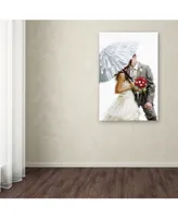 The Macneil Studio 'Wedding Parasol' Canvas Art - 22" x 32"