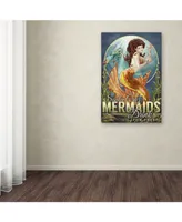 Lantern Press 'Mermaid' Canvas Art - 22" x 32"