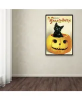 Vintage Apple Collection 'Merry Halloween' Canvas Art