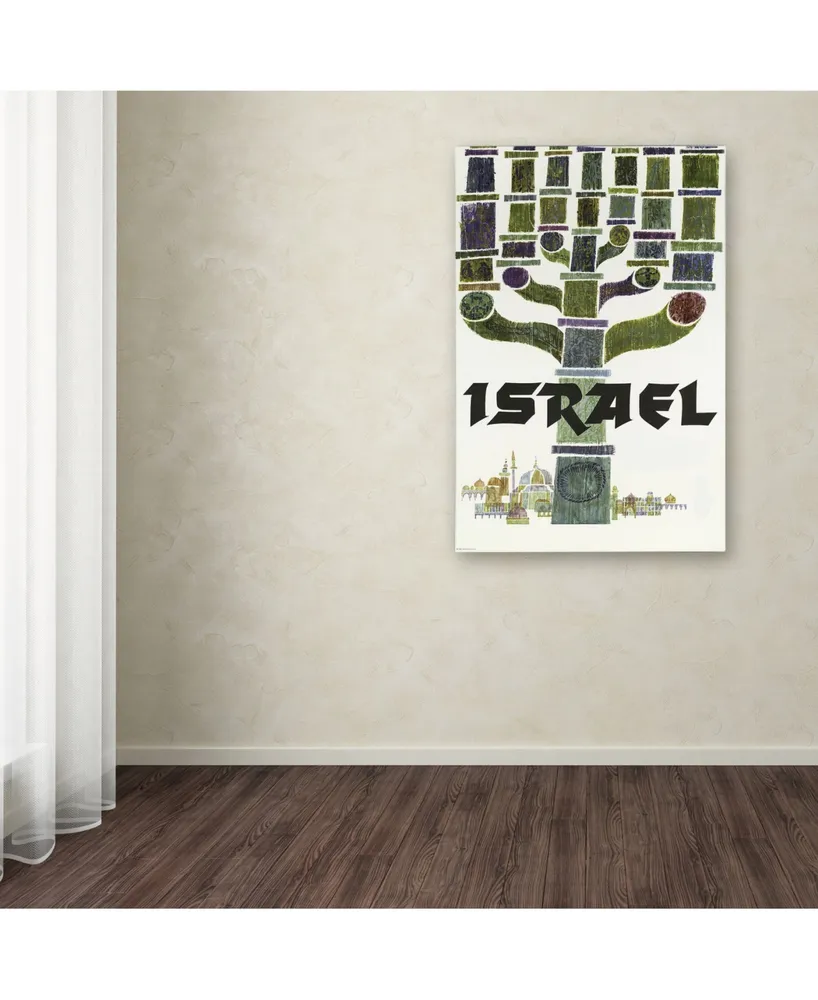 Vintage Apple Collection 'Israel Travel' Canvas Art - 12" x 19"