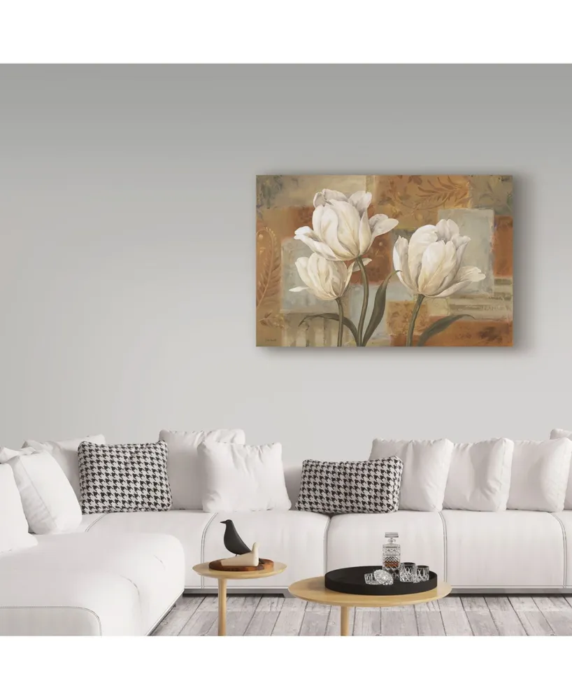 Lisa Audit 'Tulip Waltz I' Canvas Art - 16" x 24"