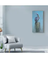 Michael Jackson 'Pelican Perch' Canvas Art - 12" x 24"