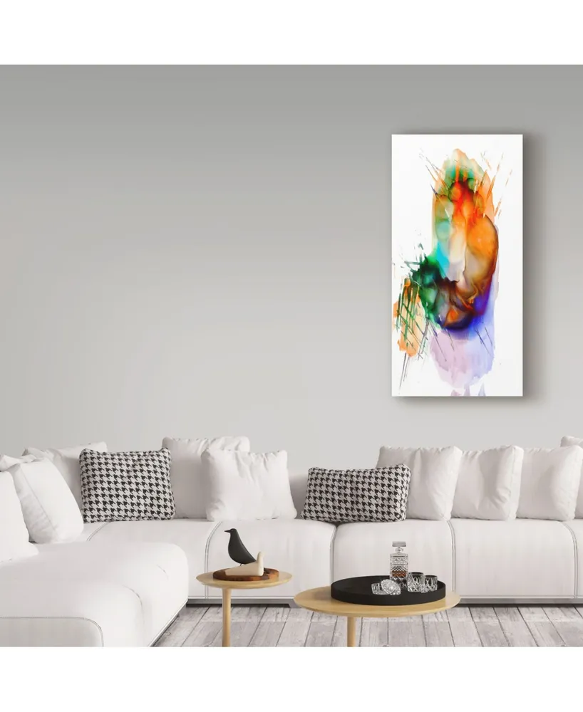 Masters Fine Art 'Abstract Number 13' Canvas Art - 24" x 47"