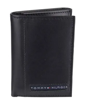Tommy Hilfiger Men's Genuine Leather Trifold Wallet