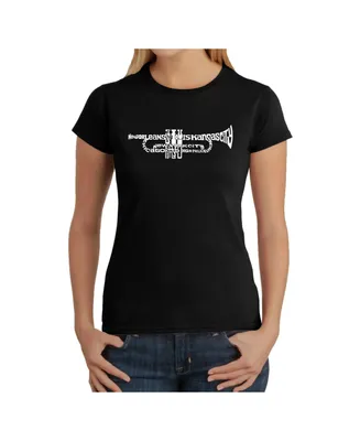 Women's Word Art T-Shirt - Trumpet