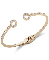 Dkny Pave Circle Cuff Bracelet