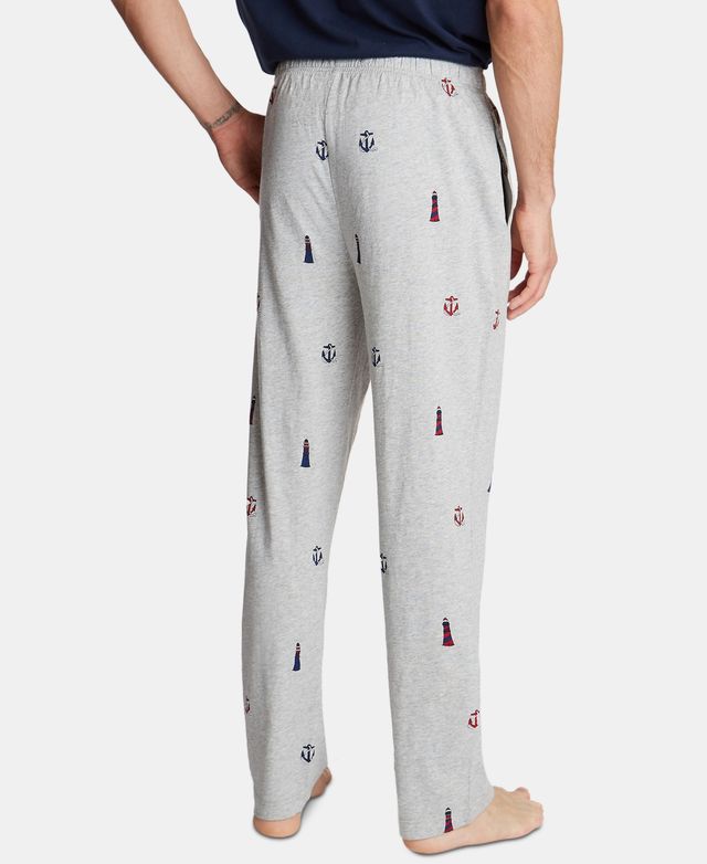 Nautica Men's Printed Cotton Pajama Pants 