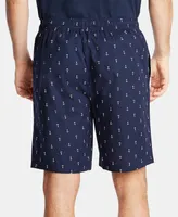 Nautica Men's Cotton Anchor-Print Pajama Shorts