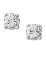 Round-Cut Diamond Stud Earrings in 10k White or Yellow Gold (1/5 ct. t.w.)