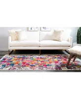 Bayshore Home Newwolf New3 Multi 7' x 10' Area Rug