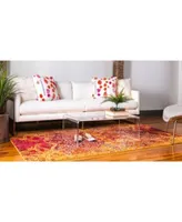 Bayshore Home Newwolf New3 Red Rug