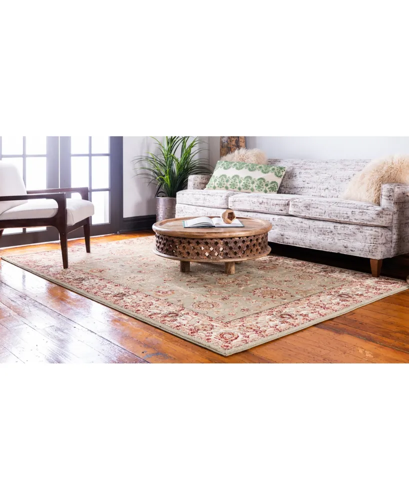 Bayshore Home Passage Psg8 Light Green 5' x 8' Area Rug