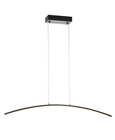 Jonathan Y Roxanna 41.5" Dimmable Adjustable Integrated Led Metal Linear Pendant