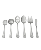 Riverridge Beaded 46 Piece Monogrammed Flatware Set - P, Service for 8