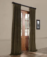 Half Price Drapes Hunter Green Signature Velvet Blackout Curtain