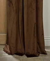 Half Price Drapes Java Signature Velvet Blackout Curtain