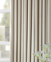 Half Price Drapes Ivory Signature Extra Wide Velvet Blackout Curtain