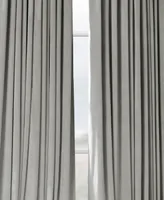 Half Price Drapes Silver Grey Signature Extra Wide Velvet Blackout Curtain