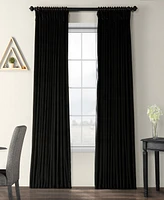 Half Price Drapes Signature Extra Wide Velvet Blackout Curtain