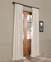 Half Price Drapes Hazelwood Beige Solid Cotton Hotel Blackout Curtain