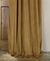 Half Price Drapes Amber Gold Signature Velvet Blackout Curtain