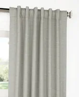 Half Price Drapes Vista Grey Textured Bellino Room Darkening Curtain