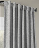 Half Price Drapes Vista Grey Textured Bellino Room Darkening Curtain