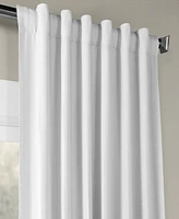Half Price Drapes Chalk Off White Textured Bellino Room Darkening Curtain