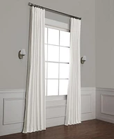 Half Price Drapes Whisper White Solid Cotton Hotel Blackout Curtain