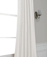 Half Price Drapes Whisper White Solid Cotton Hotel Blackout Curtain