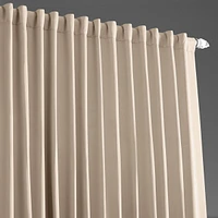 Half Price Drapes Eggnog Extra Wide Room Darkening Curtain