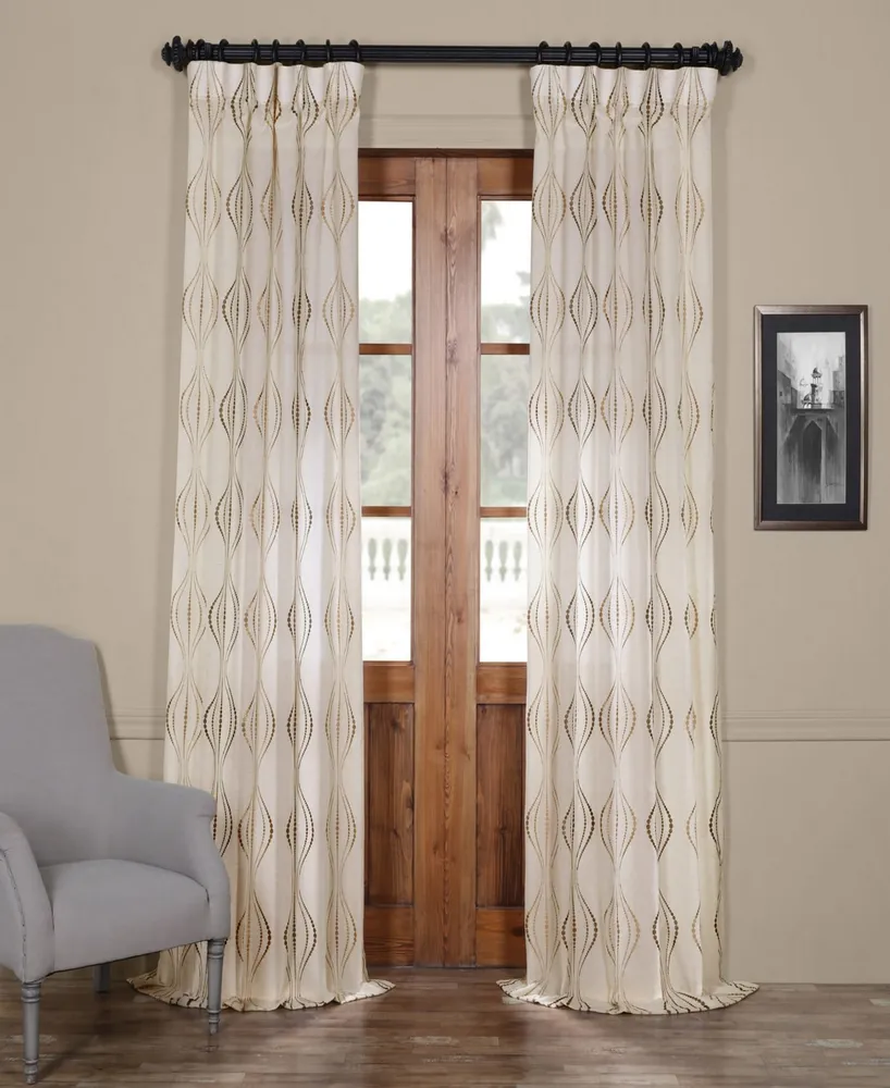 Exclusive Fabrics & Furnishings Suez Embroidered Sheer