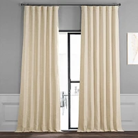 Half Price Drapes Candlelight Textured Bellino Room Darkening Curtain