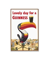 Guinness Brewery 'Lovely Day For A Guinness Viii' Canvas Art - 16" x 24"