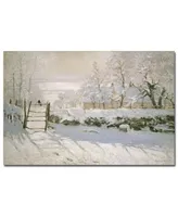 Claude Monet 'The Magpie, 1869' Canvas Art