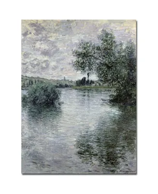 Claude Monet 'Seine at Vetheuil 1879' Canvas Art - 47" x 35"