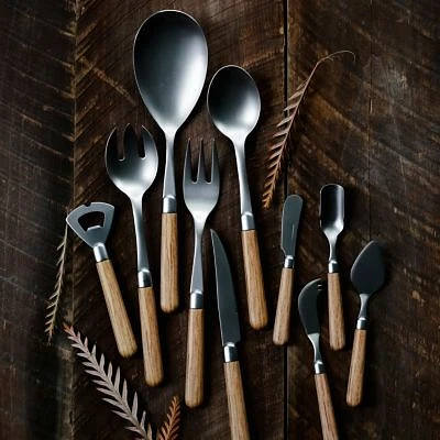 Vietri Albero Wood Flatware Collection