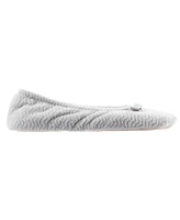 Isotoner Signature Women's Chevron Micro Terry Ballerina Slipper