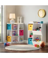 RiverRidge Home Kids 3-Cubby, 2-Veggie Bin Floor Cabinet