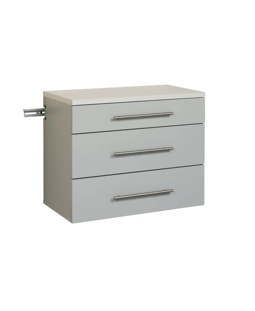 Prepac Hang-ups 3-Drawer Base Storage Cabinet