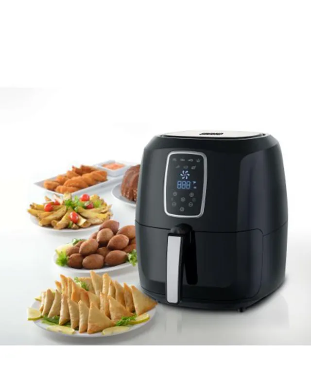 Elite Gourmet Electric 4Qt. Hot Air Fryer Large Capacity-3.2 Lbs of Food,  1350W - Macy's
