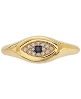 Effy Diamond Accent Evil Eye Ring in 14k Gold