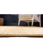 Closeout! Bayshore Home Mobley Mob2 Yellow 5' 10" x 8' Area Rug