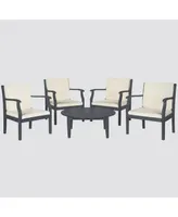 Fadell Outdoor 5-Pc. Seating Set (4 Chairs & 1 Coffee Table)