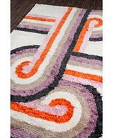 Novogratz Retro Ret-5 Lavender 5' x 7'6" Area Rug